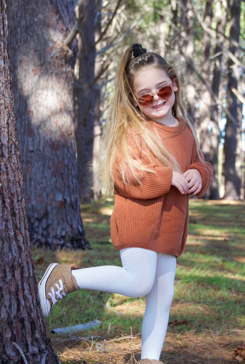 'Wynter' Tights - Vanilla