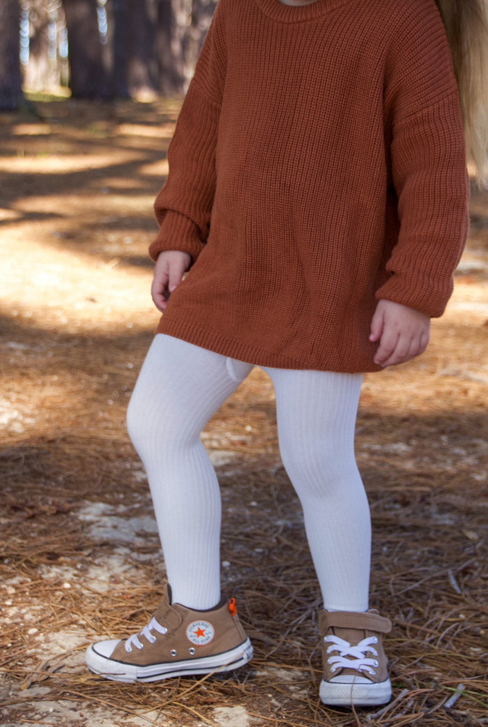 'Wynter' Tights - Vanilla