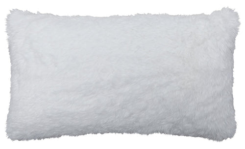 Yakety Natural Faux Fur Pillow - 14x26