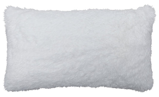 Yakety Natural Faux Fur Pillow - 14x26