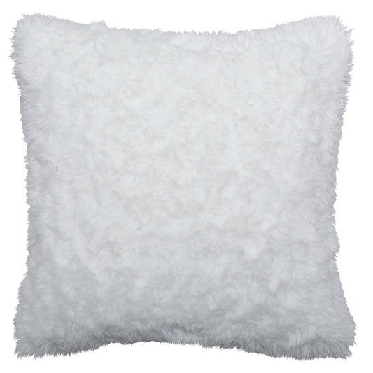 Yakety Natural Faux Fur Pillow - 18x18