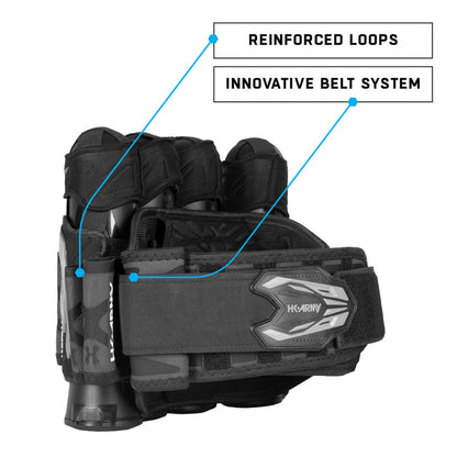 Zero G 2.0 Harness - Black/Red - 3+2+4