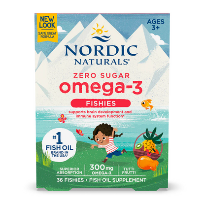 Zero Sugar Omega-3 Fishies by Nordic Naturals